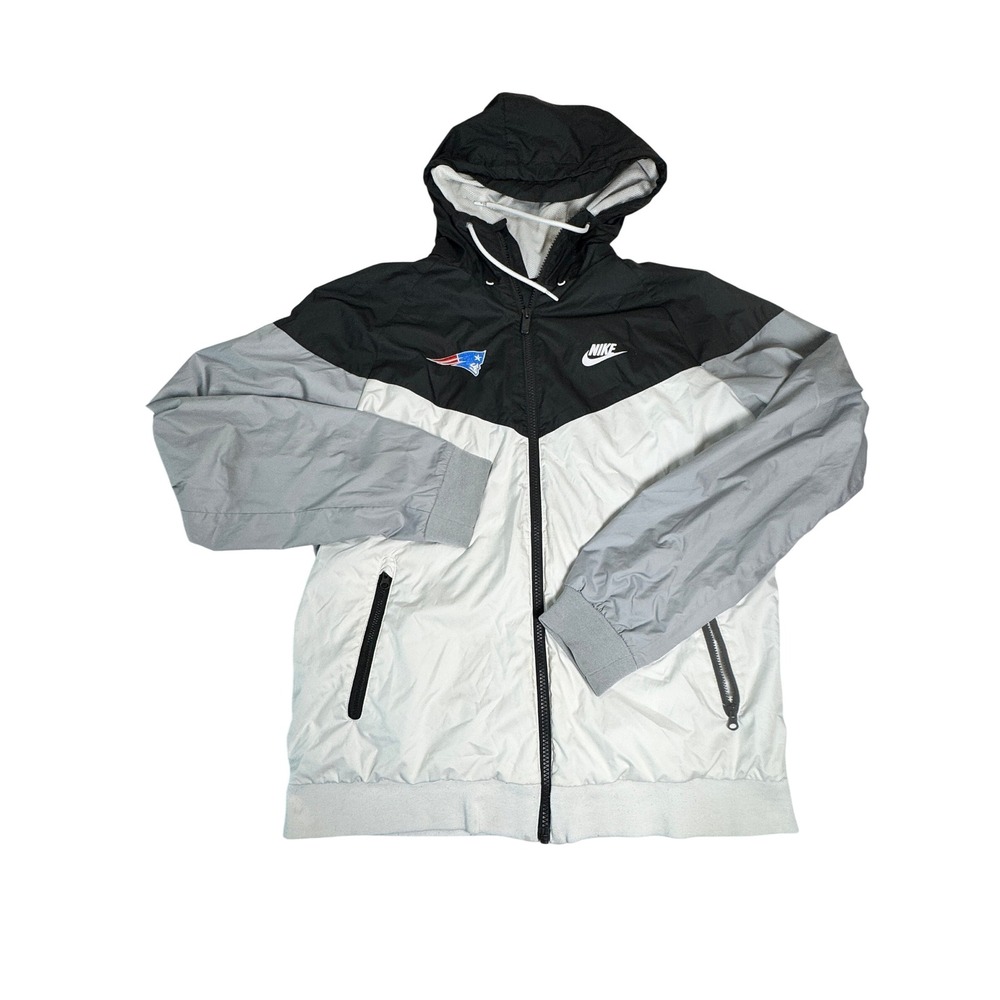 Nike x New England Patriots Windbreaker Track Jacket Men's Size Medium‎